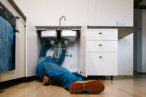 Professional Drain Cleaning technician working in Frankton, IN